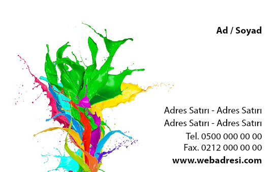 Kartvizit Tasarım ve Baskı